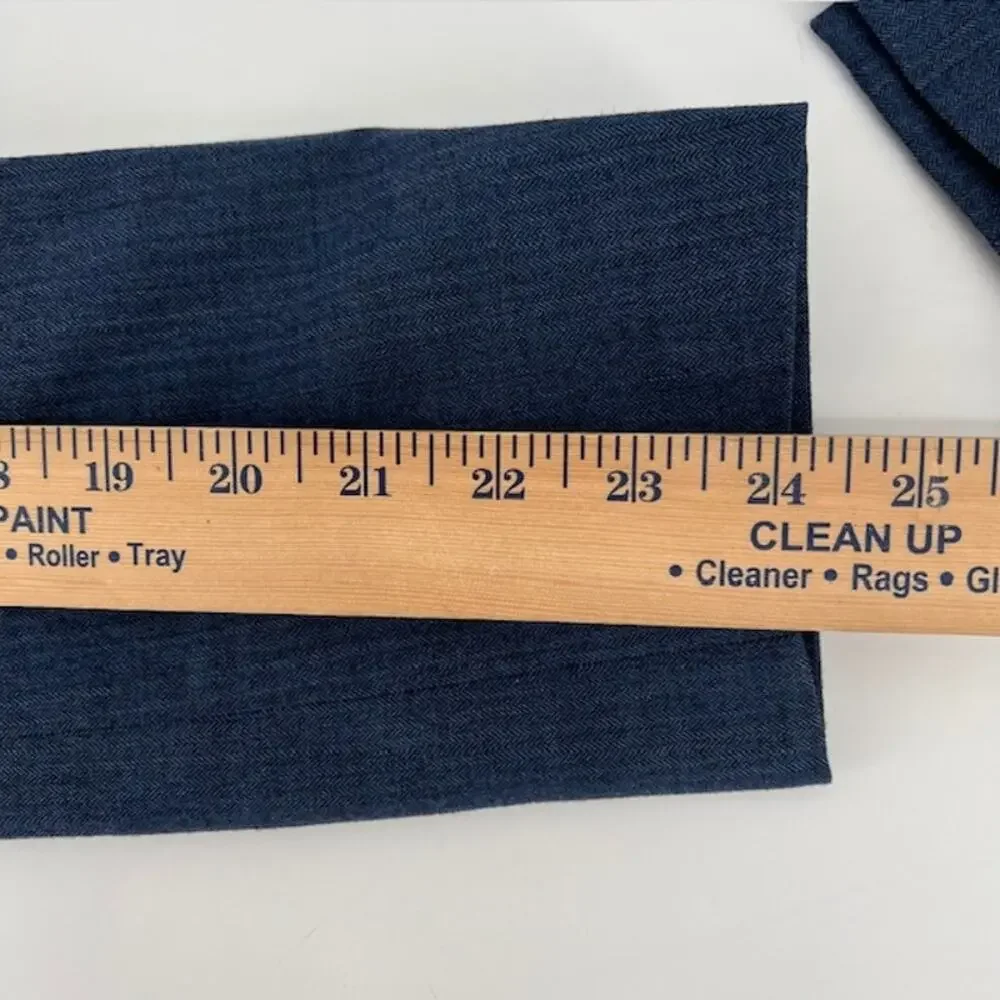 Jos A Bank 2pc Slim Fit Suit Jacket 41R Pants 35x30 Blue Double Vent 2 Button
